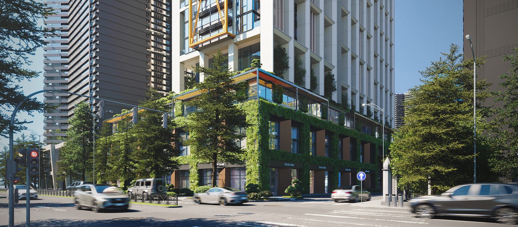 NEXT Address architectural rendering, not a live camera image