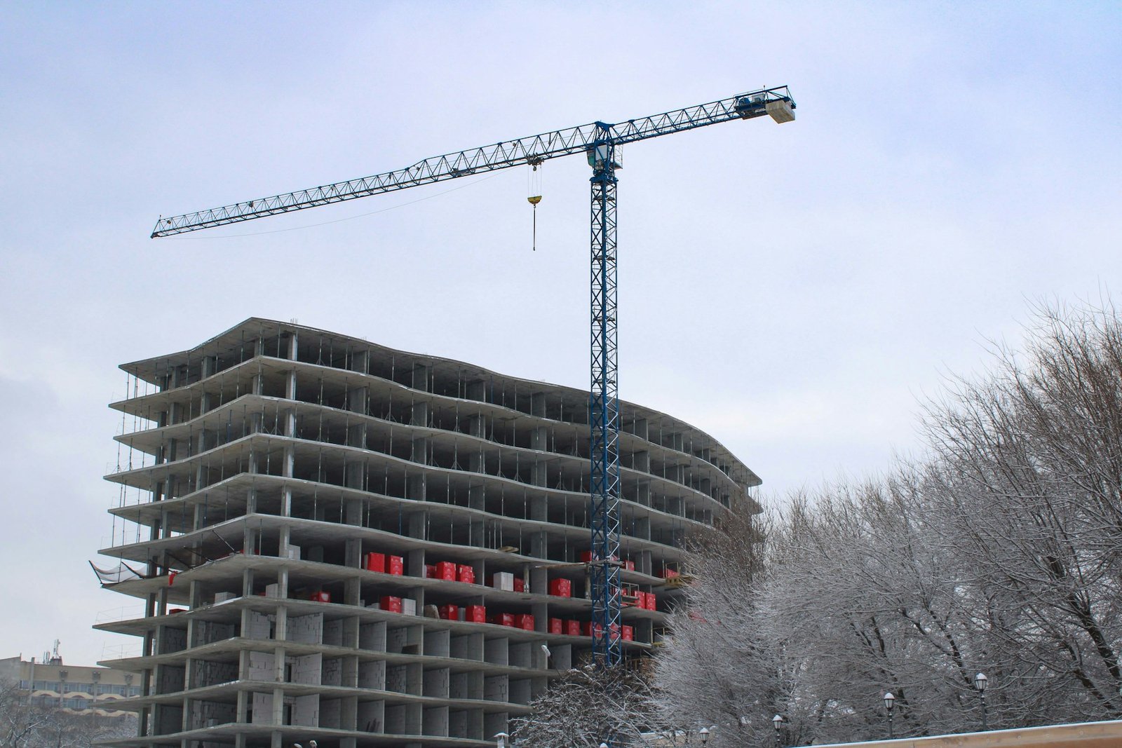 Generic construction structure photograph, illustrative placeholder, not NEXT Coral