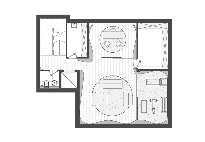Villa Perla by NEXT: Lower level floor plan