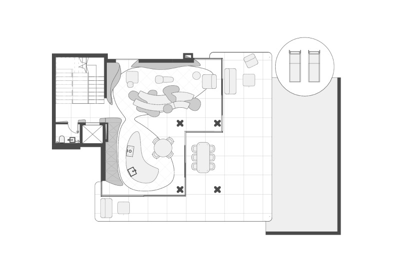 Villa Perla by NEXT: Level 1 floor plan