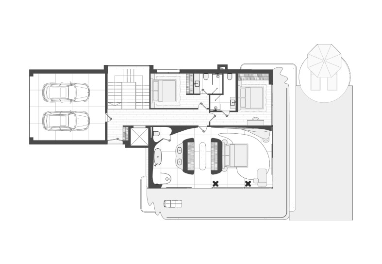 Villa Perla by NEXT: Level 2 floor plan