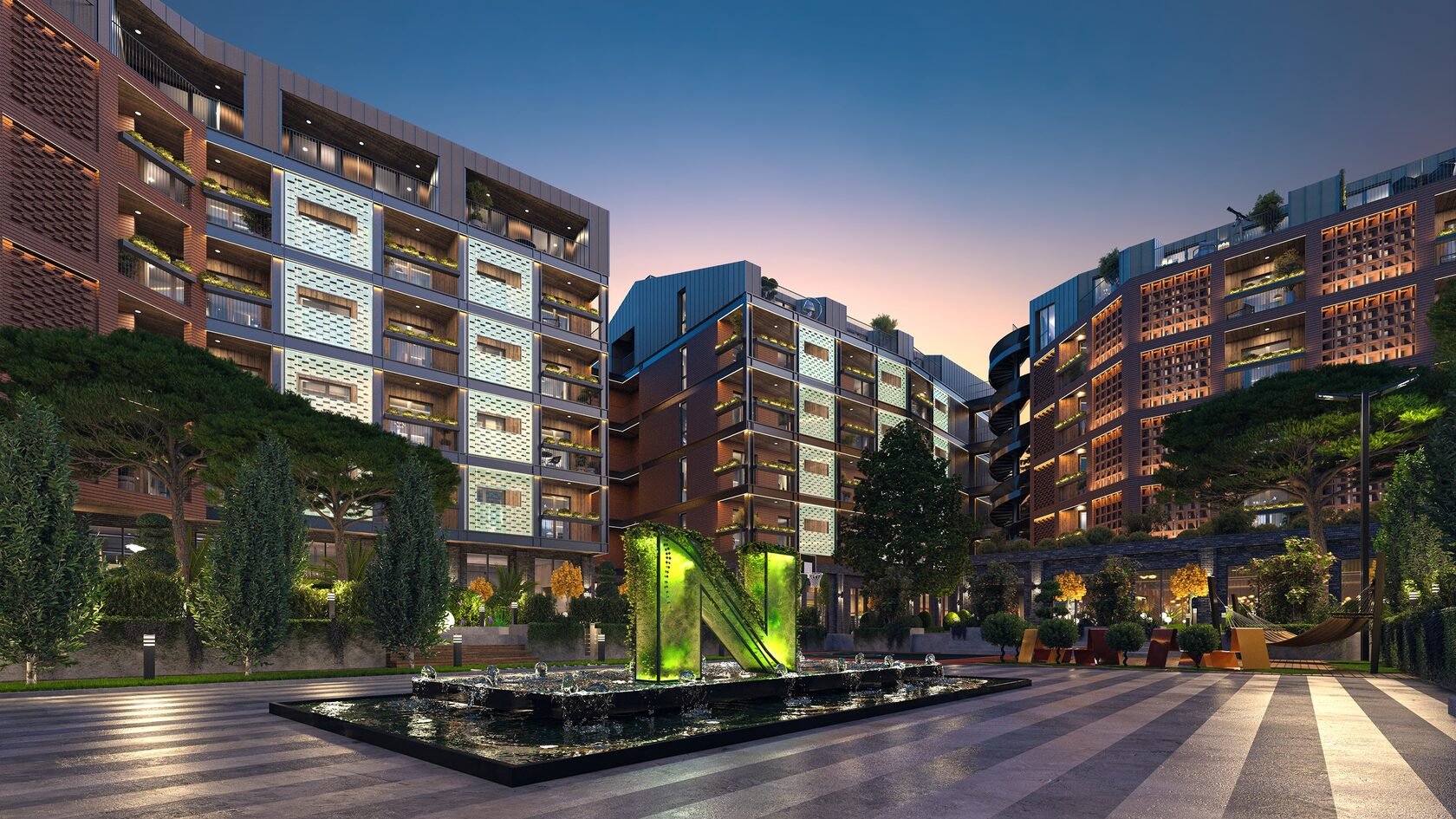 Tbilisi Downtown by NEXT · Architectural rendering