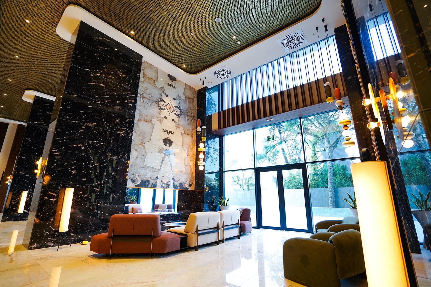 Wyndham Residences: The arrival interior · Official project imagery