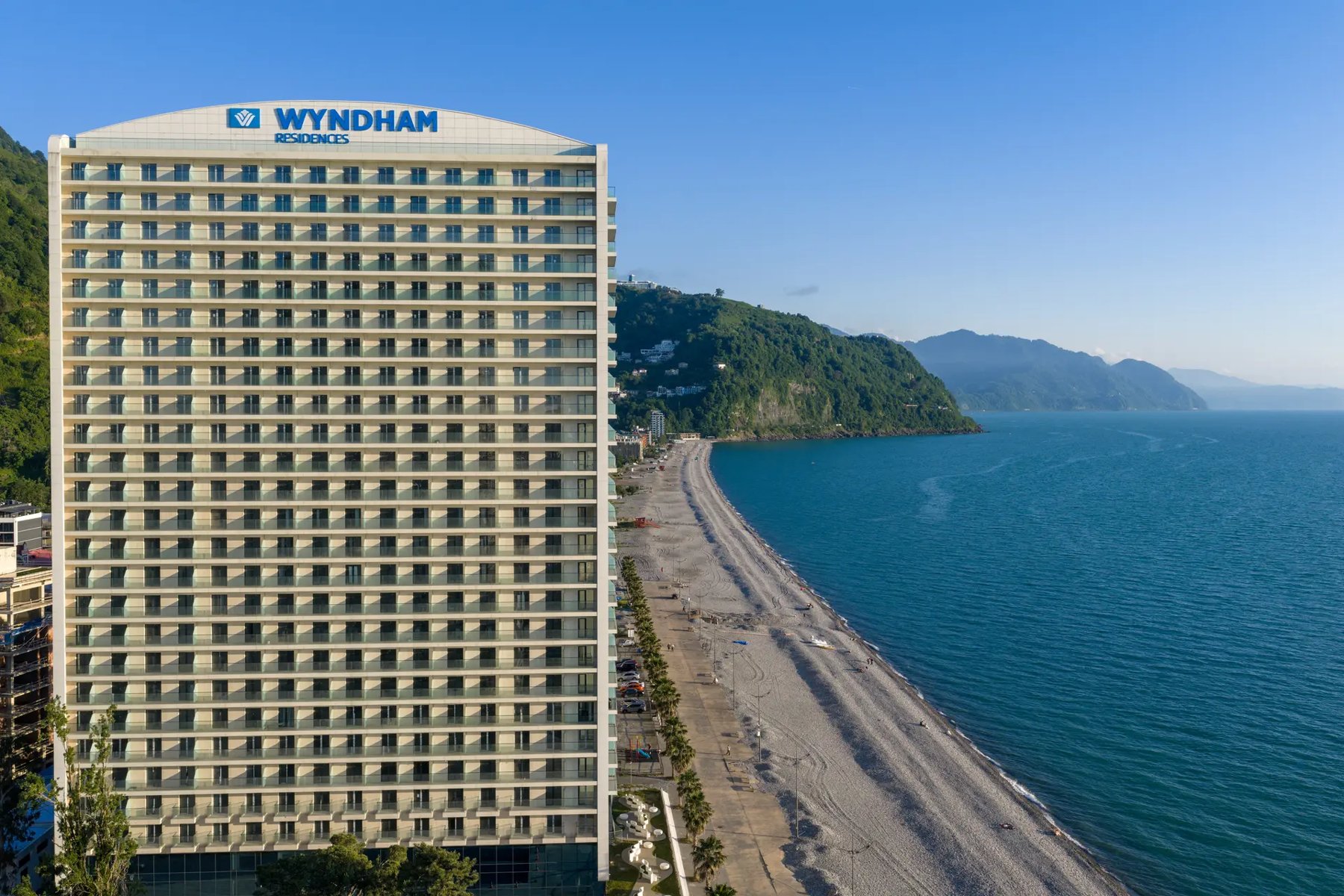Wyndham Residences architectural rendering, not a live camera image