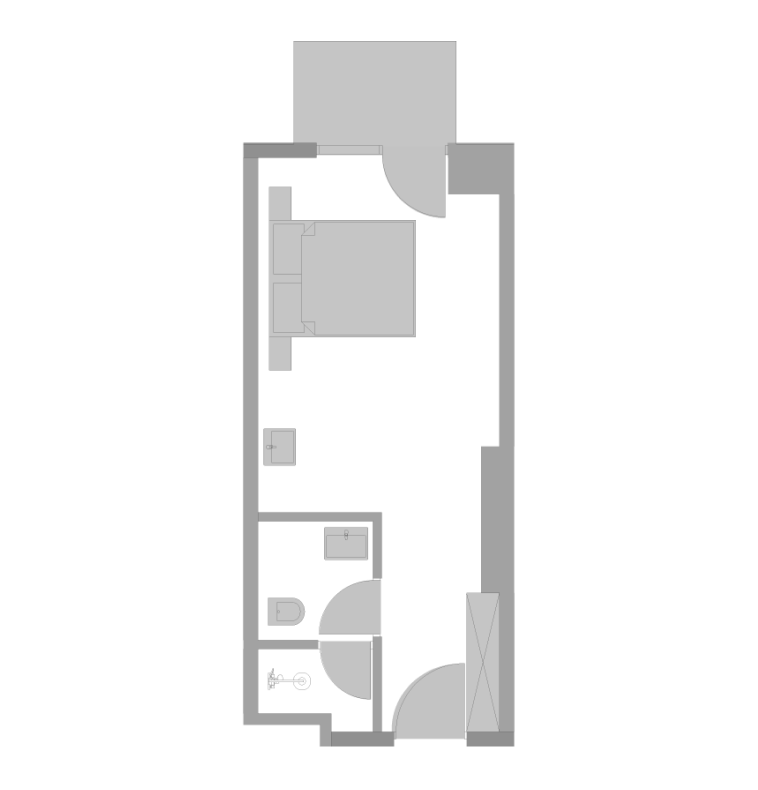 Wyndham Residences: Illustrative studio plan floor plan